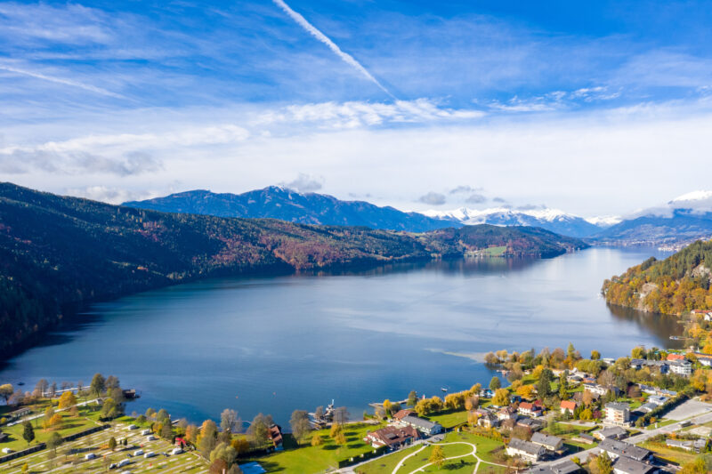 In Döbriach am Millstätter See entsteht ein neuer öffentlicher Seezugang mit Steg.