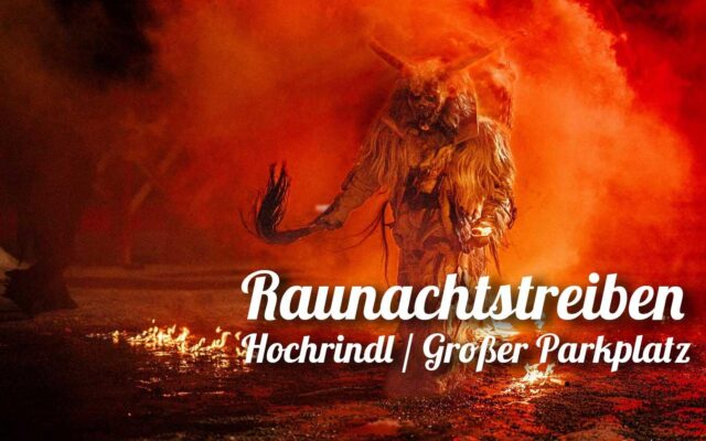 Schaurig-schöner Aufmarsch der Ruinenteufel Albeck und vieler regionaler Perchtengruppen.