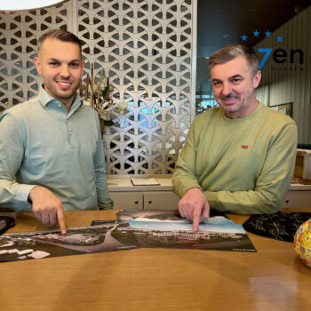 Hotel Seven Geschäftsführer Dean Aleksic mit Eigentümer Miki Aleksic.