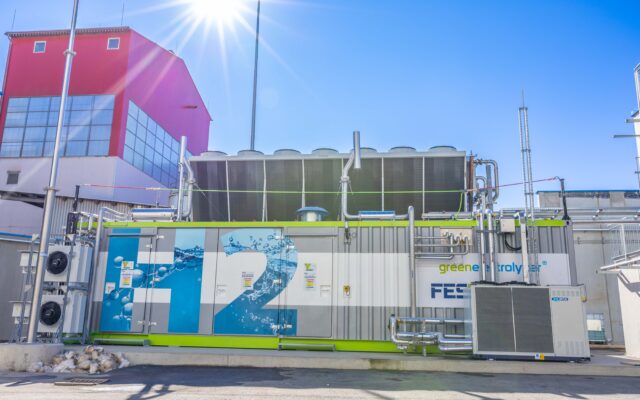 Kelag-Wasserstoffanlage am Standort der Kärntner Restmüllverwertungs GmbH (KRV) in Arnoldstein.