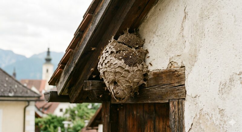 Stadtrat Sascha Jabali Adeh setzt sich für den Schutz nützlicher Insekten im Villacher Stadtgebiet ein.