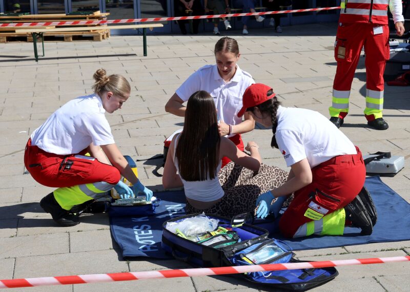 13 Blaulicht- und Einsatzorganisationen stellten beim Sicherheitstag in Klagenfurt ihre Arbeit und Ausbildungswege vor.