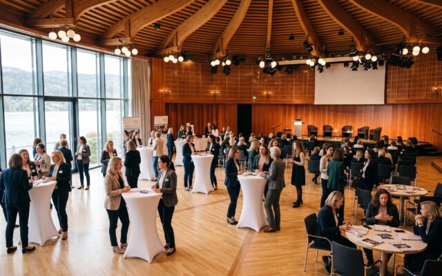 Netzwerken im Casino Velden: FiW Kärnten, Raiffeisen Kärnten und die Kleine Zeitung laden zum FrauenWirtschaftsForum 2026.
